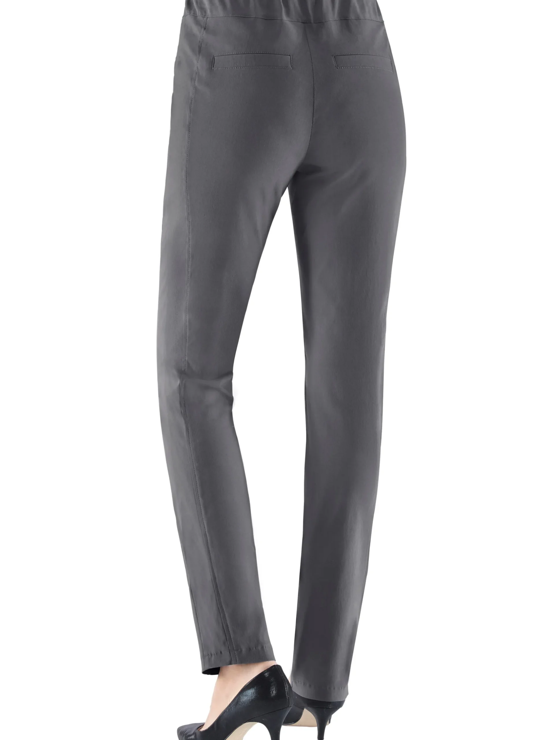 Hosen|Stehmann Comfort line Hose mit Dehnbund, Viskose-Qualität grafit