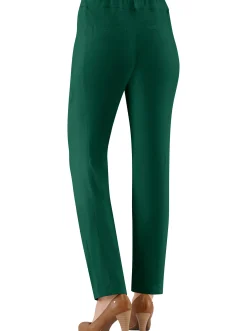 Hosen|Stehmann Comfort line Hose mit Dehnbund, Viskose-Qualität tannengrün