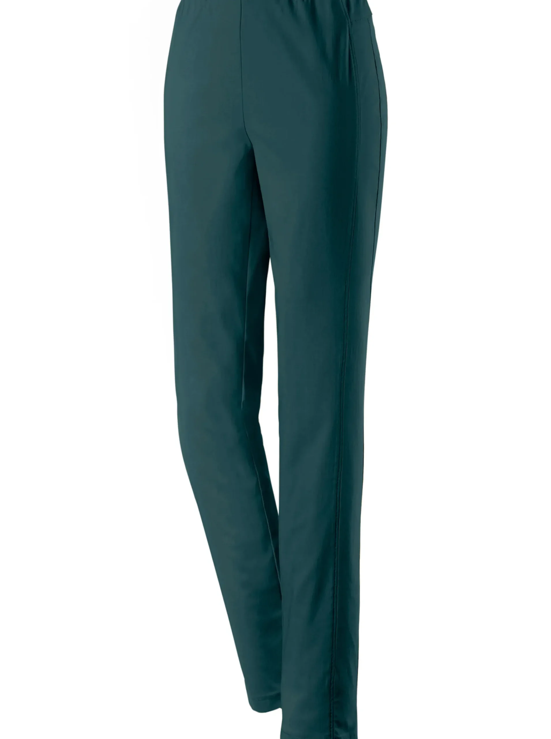 Hosen|Stehmann Comfort line Hose mit Dehnbund, Viskose-Qualität tannengrün