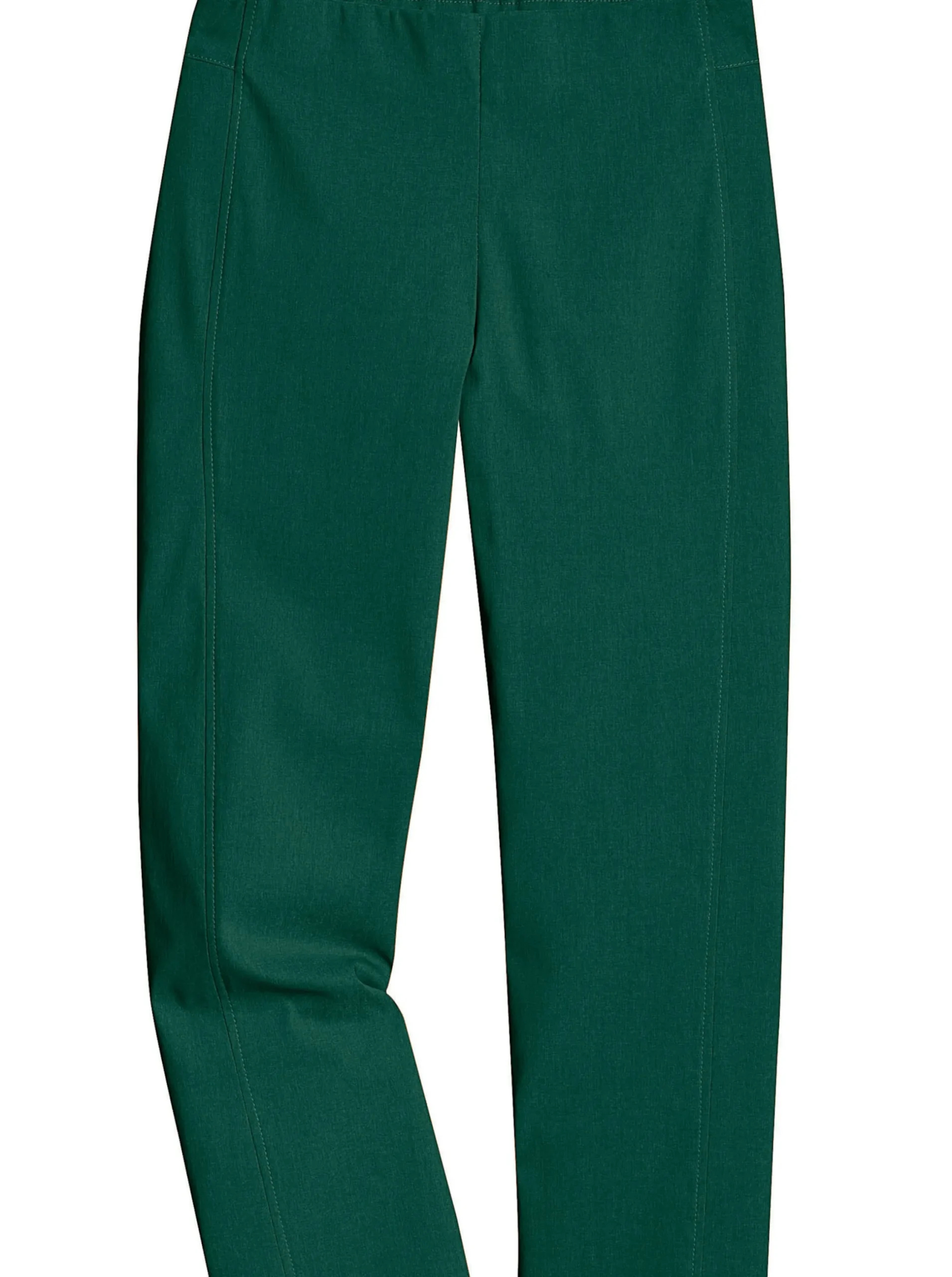 Hosen|Stehmann Comfort line Hose mit Dehnbund, Viskose-Qualität tannengrün