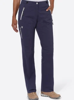 Hosen| Hose mit Klettverschluss am Bund marine