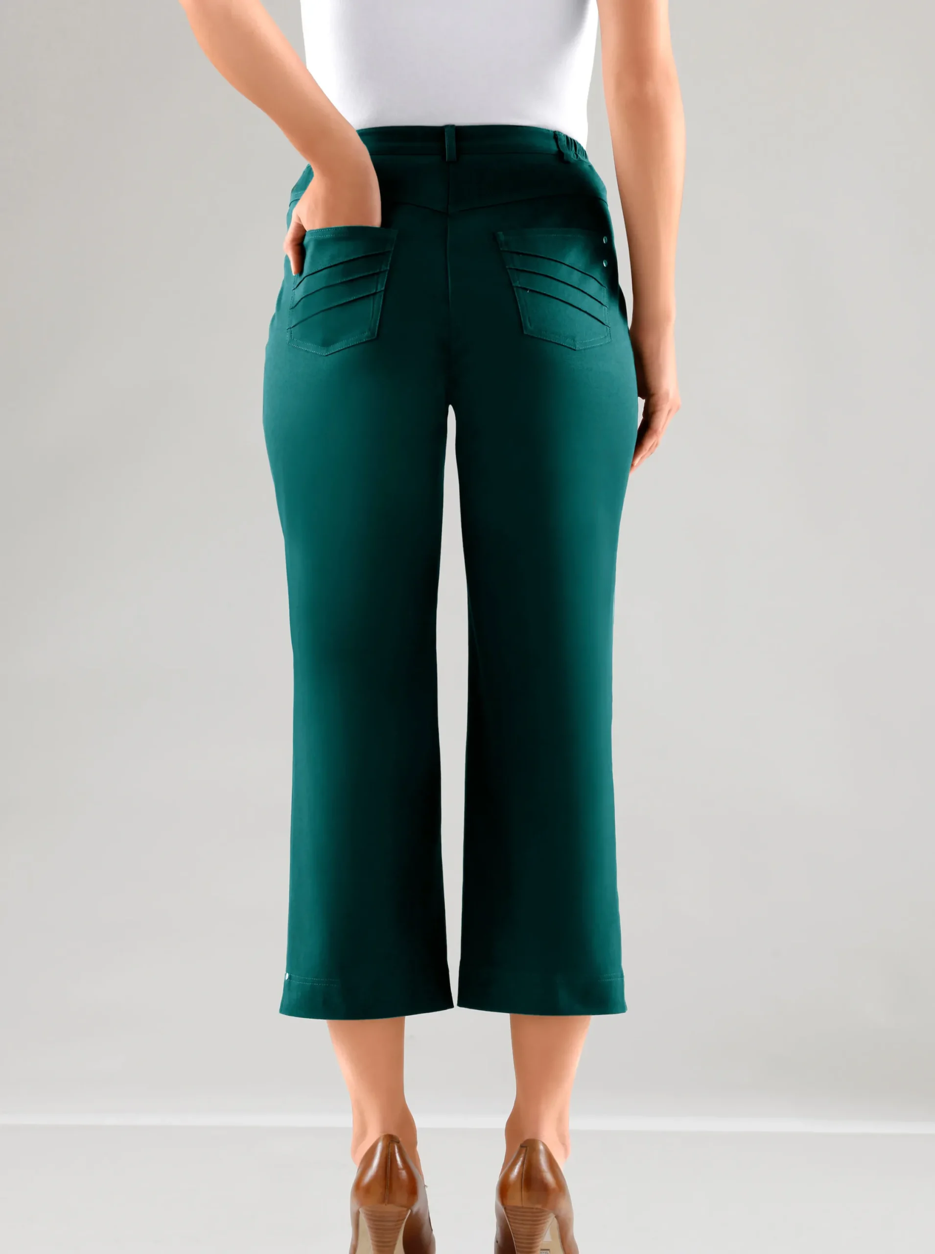 Hosen|Cosma 7/8-Hose schmutzabweisend und knitterarm petrol