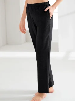 Homewear|Homewear|feel good Hosen schwarz+grau-meliert