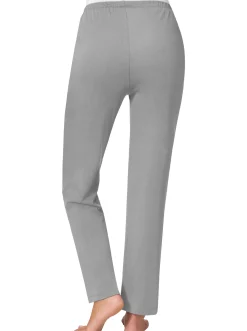 Homewear|Homewear|feel good Hosen schwarz+grau-meliert