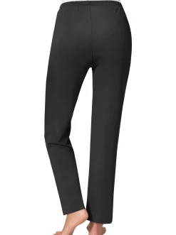 Homewear|Homewear|feel good Hosen schwarz+grau-meliert