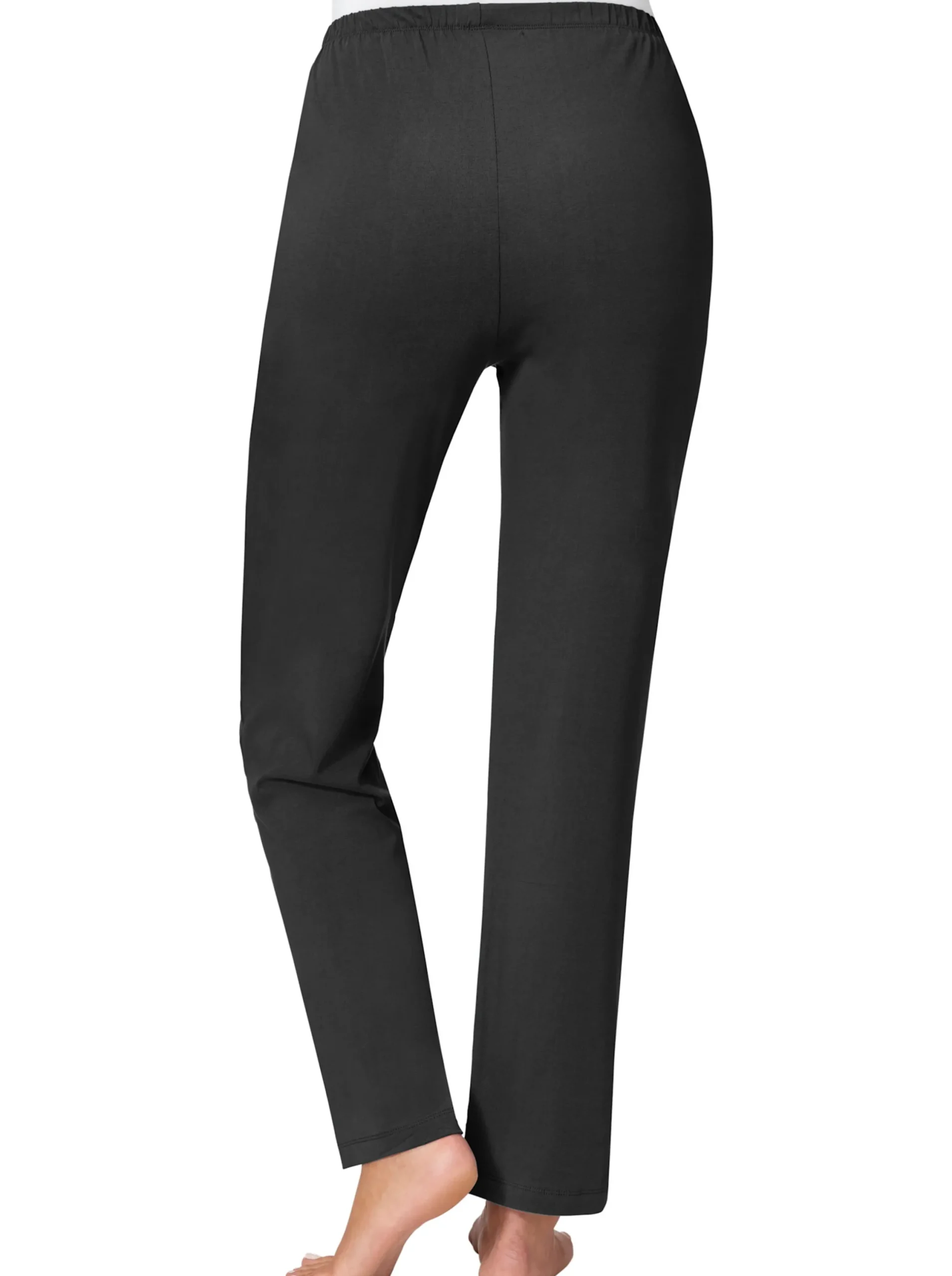 Homewear|Homewear|feel good Hosen schwarz+grau-meliert