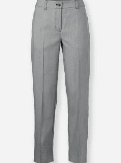 Hosenanzüge|Hosen|heine Hosenanzug in Stretch-Qualität ecru-schwarz-gemustert