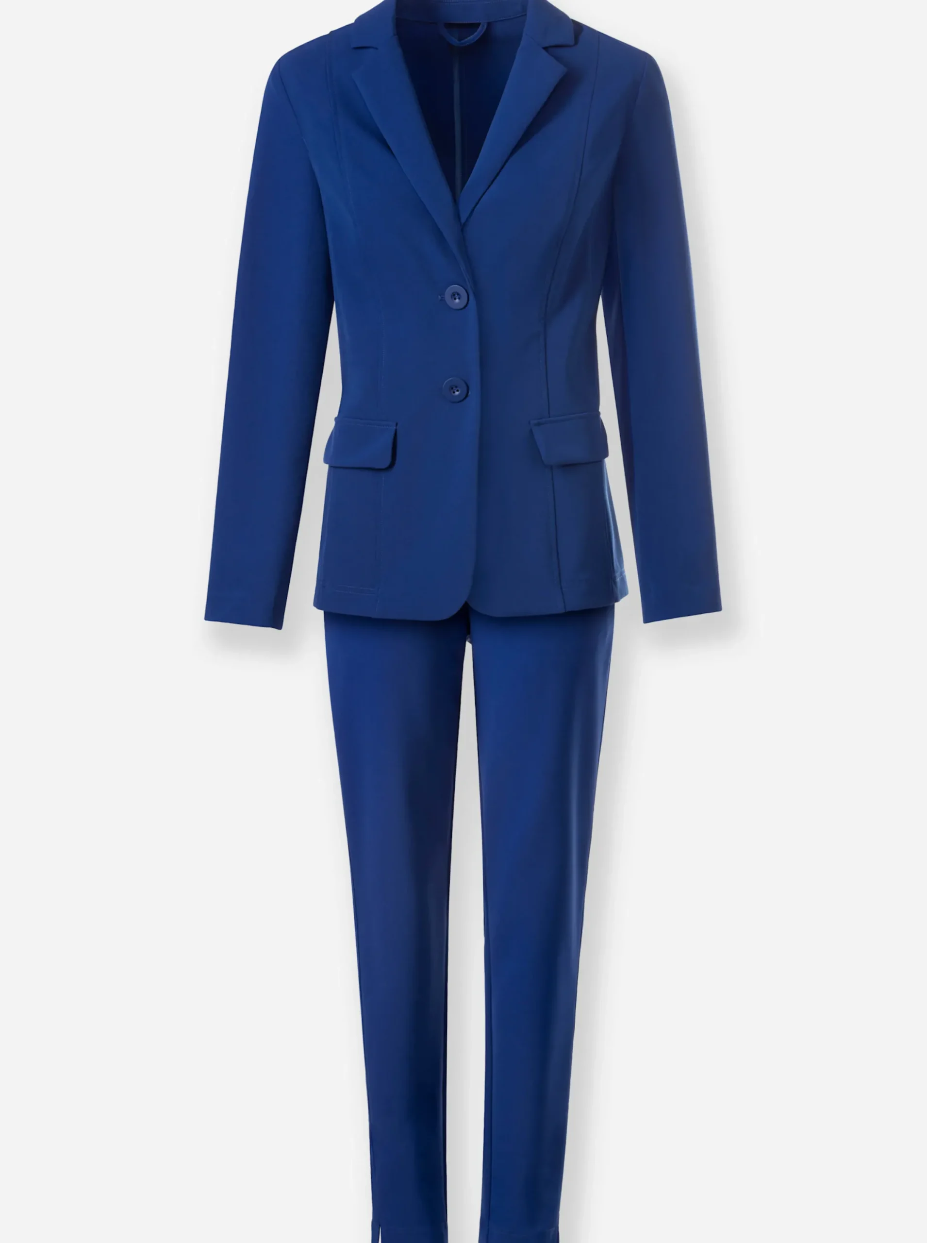 Hosenanzüge|Hosen|heine Hosenanzug mit breitem Rundum-Dehnbund royalblau