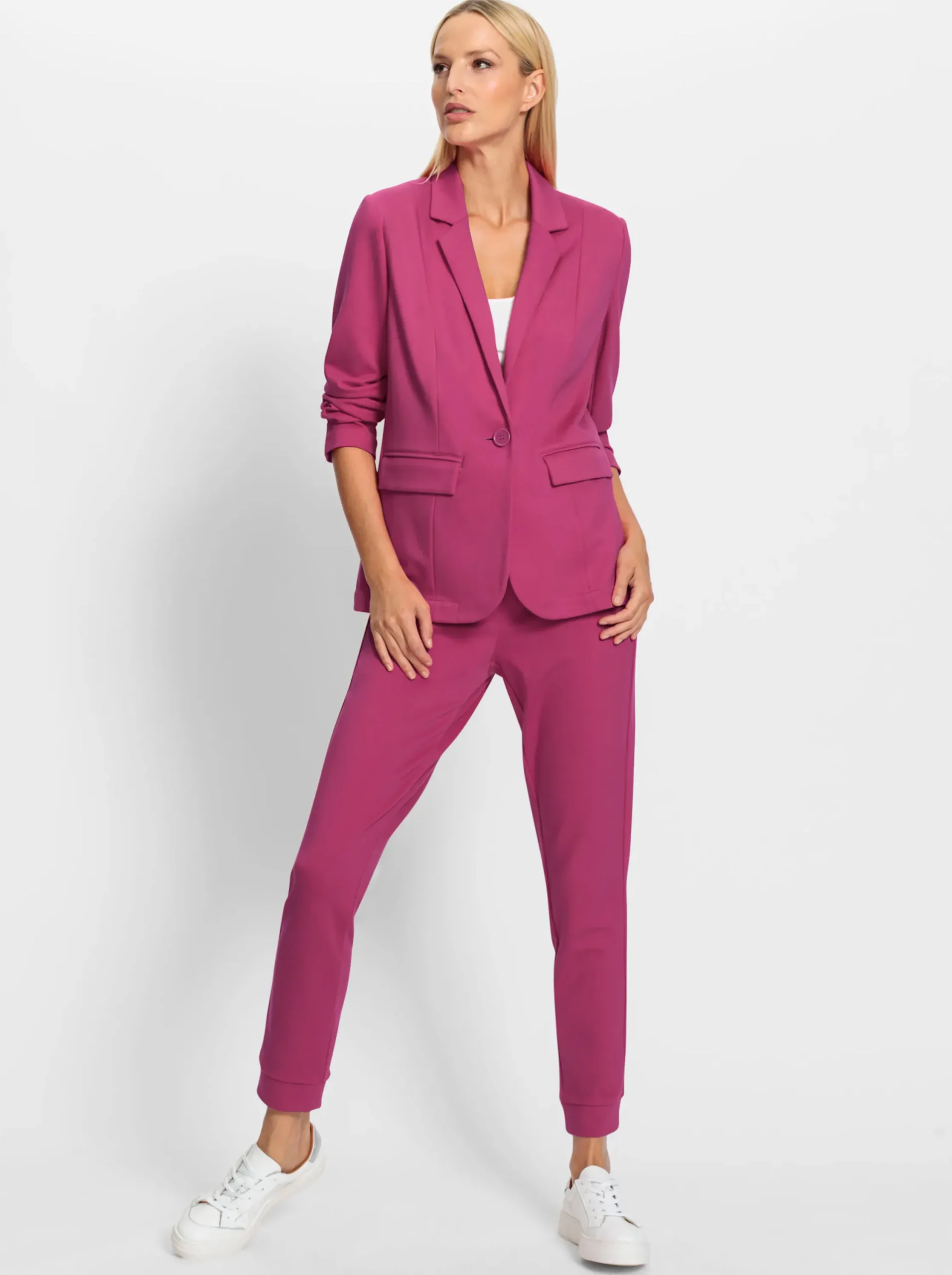 Hosenanzüge|Hosen|heine Hosenanzug mit 7/8-Hose fuchsia