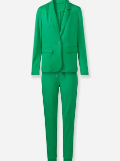 Hosenanzüge|Hosen|heine Hosenanzug mit 7/8-Hose grasgrün