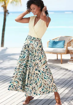 Strandmode|LASCANA Hosenrock sandbedruckt