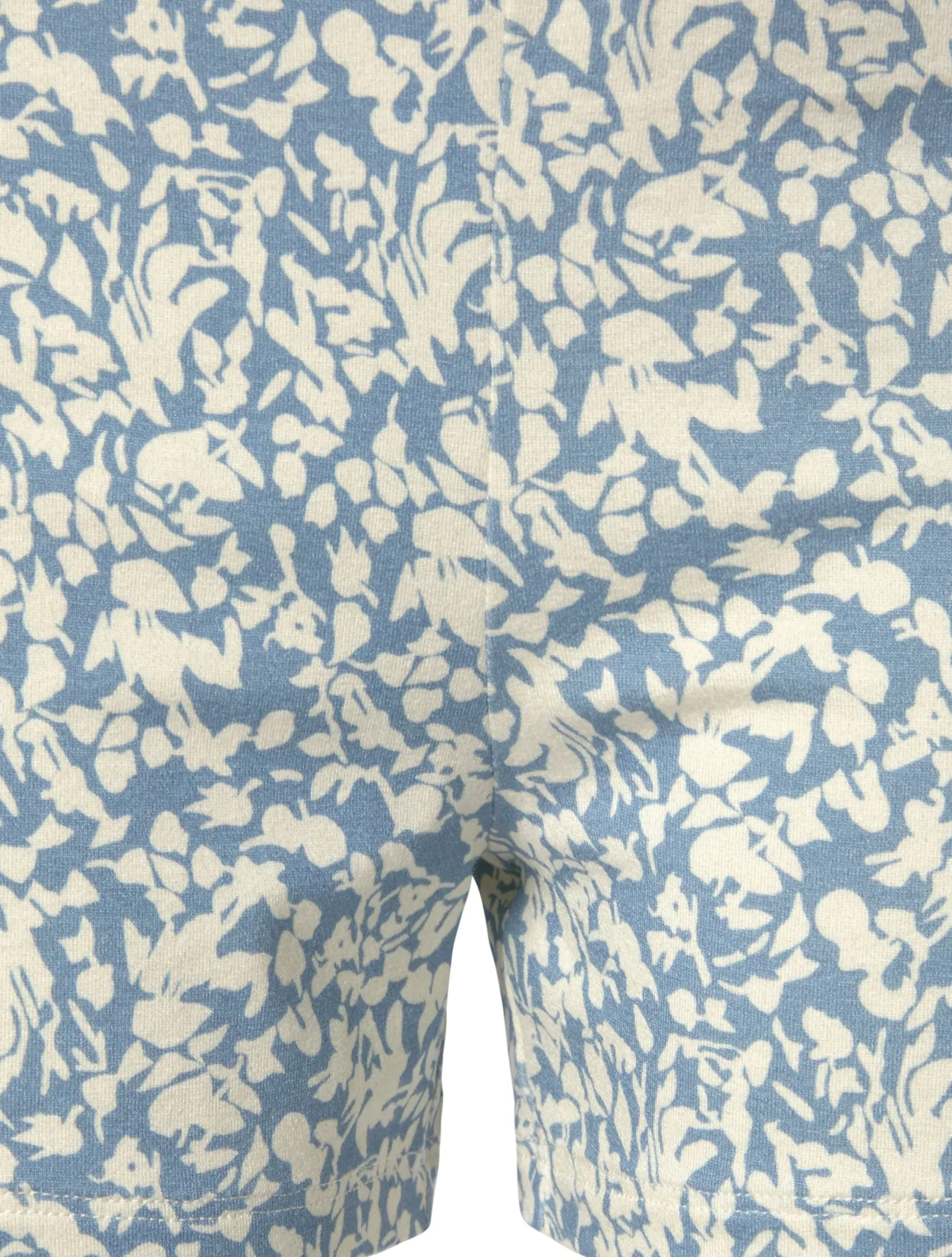 Strandmode|Hosen|Vivance Hosenrock blau-creme-bedruckt