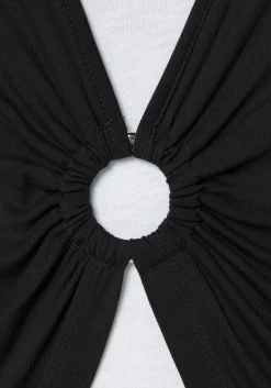 Shirts|Vivance 2-in-1-Shirt schwarz-weiß