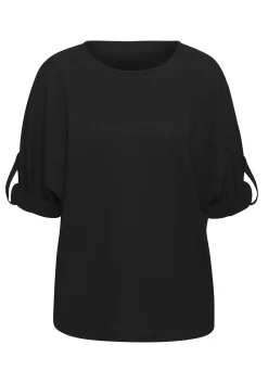 Strandmode|Shirts|Vivance 2-in-1-Shirt schwarz