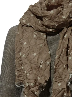 Shirts|heine 2-in-1-Shirt mit Schal khaki