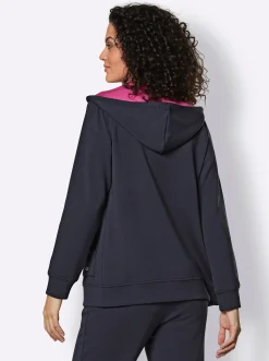 Homewear|Homewear|CREATION L PREMIUM Jacke marine-fuchsia
