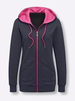 Homewear|Homewear|CREATION L PREMIUM Jacke marine-fuchsia