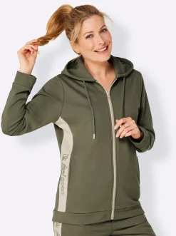 Homewear|Homewear|feel good Jacke khaki-sand