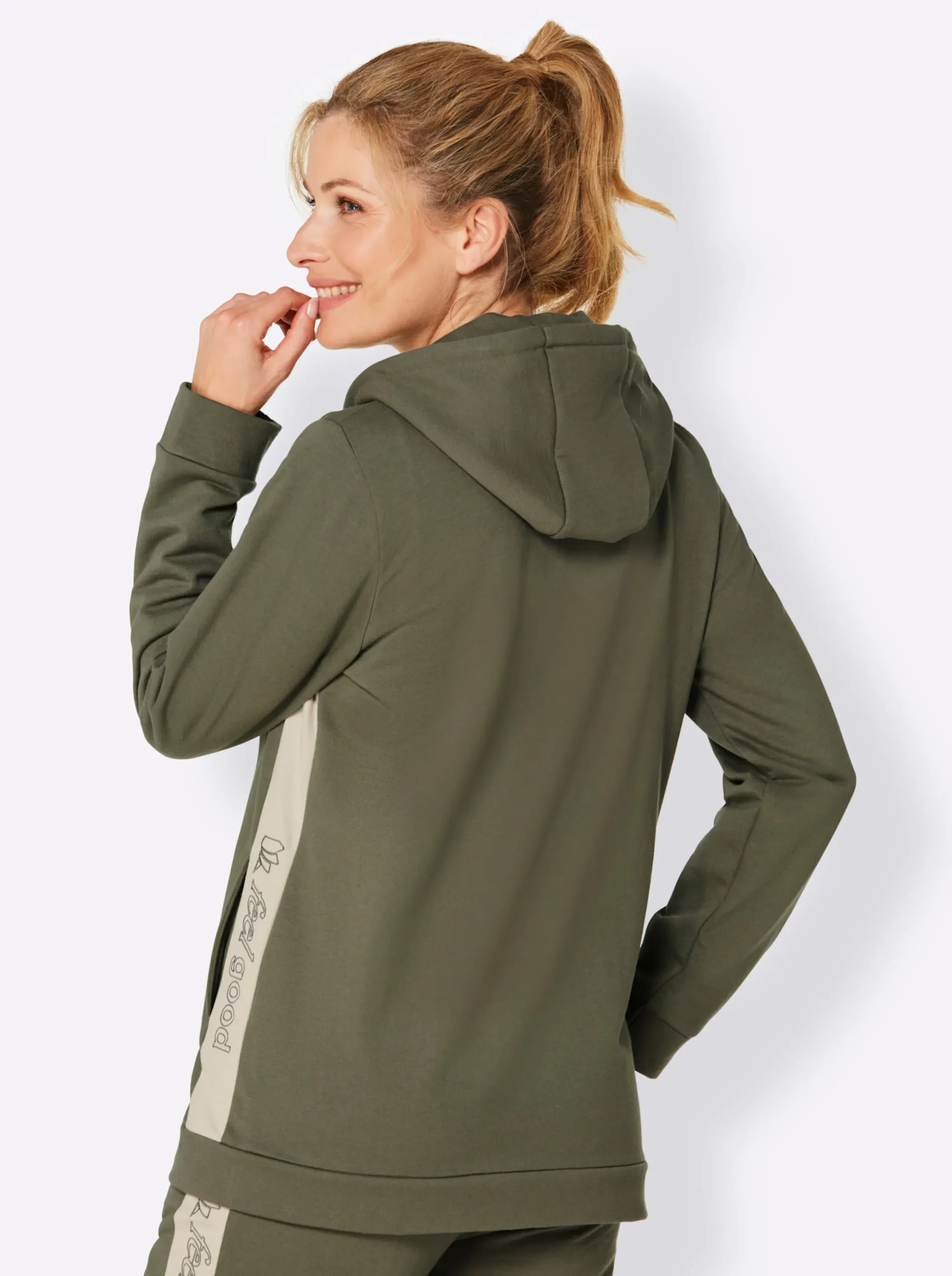 Homewear|Homewear|feel good Jacke khaki-sand