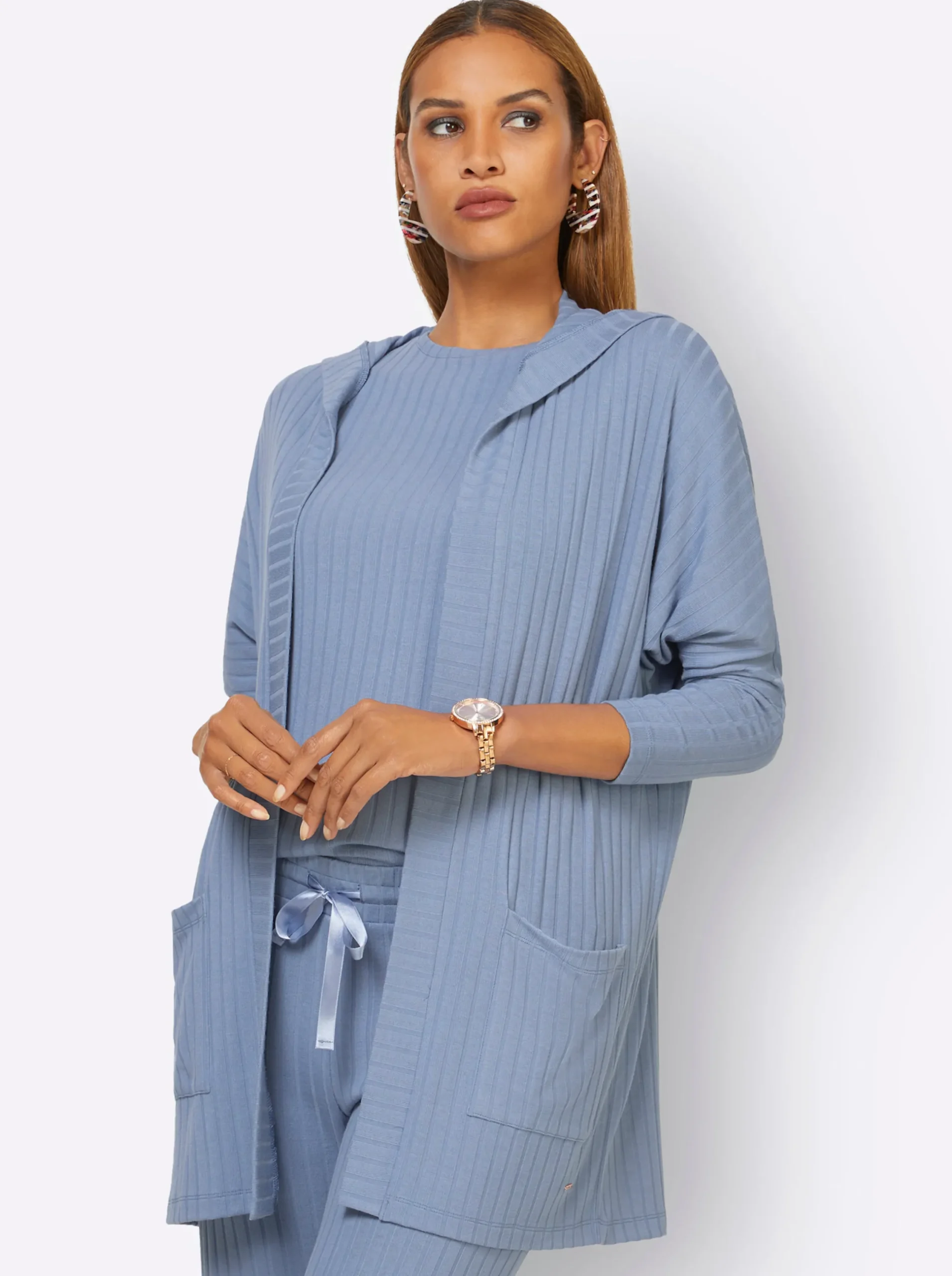 Homewear|Homewear|feel good Jacke taubenblau