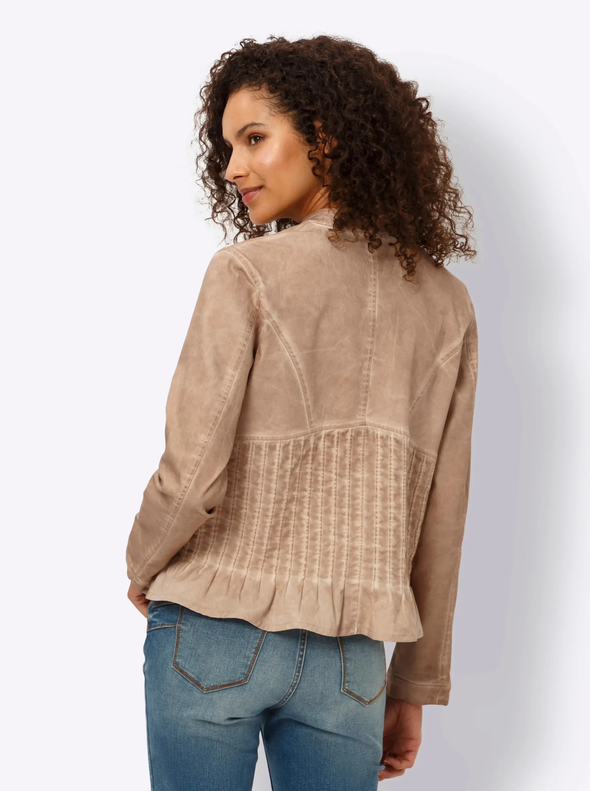 Blazer|heine Jackenblazer mit Schößchen camel