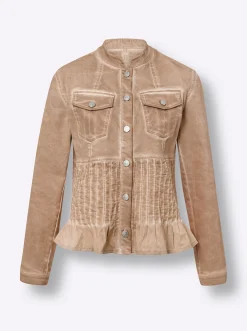 Blazer|heine Jackenblazer mit Schößchen camel