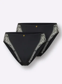 Unterhosen|wäschepur Jazzpants elfenbein-schwarz