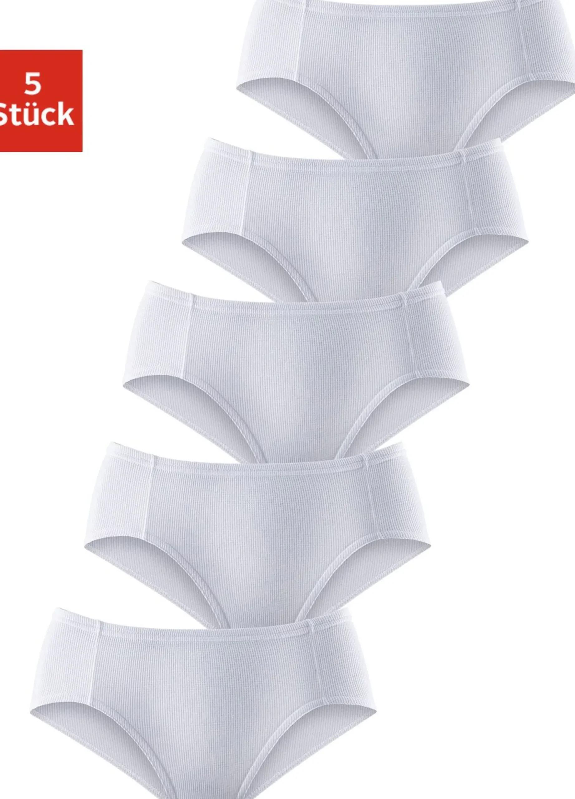 Unterhosen|petite fleur Jazz-Pants Slips weiß