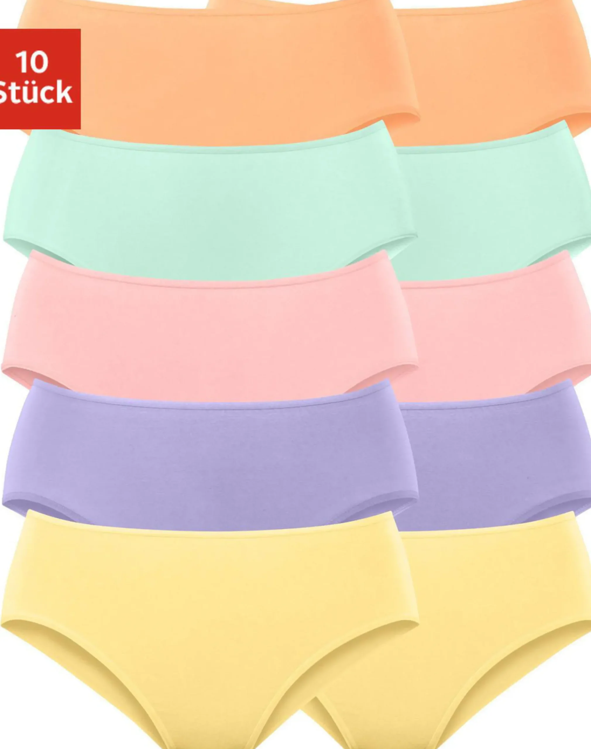 Unterhosen|petite fleur Jazz-Pants Slips orange,grün,rosa,lila,gelb