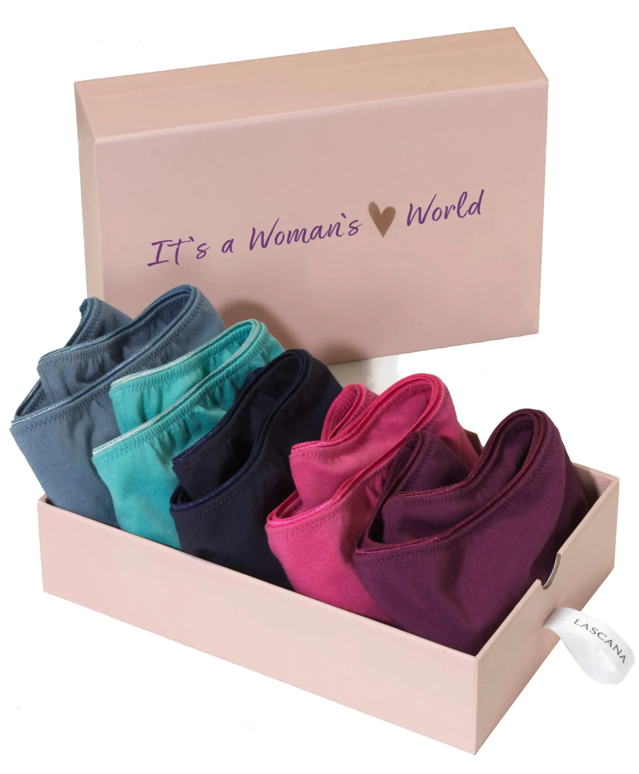 Unterhosen|LASCANA Jazz-Pants Slips aubergine,pink,navy,mint,blau