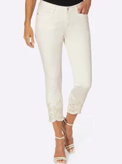 Jeans| 7/8-Jeans ecru