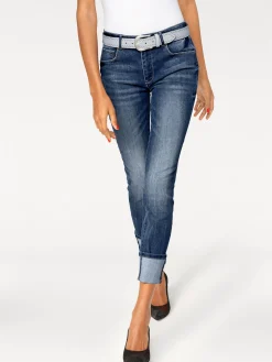 Strandmode|Basics|heine 7/8-Jeans bluedenim