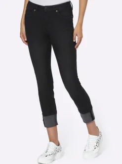 Strandmode|heine 7/8-Jeans blackdenim