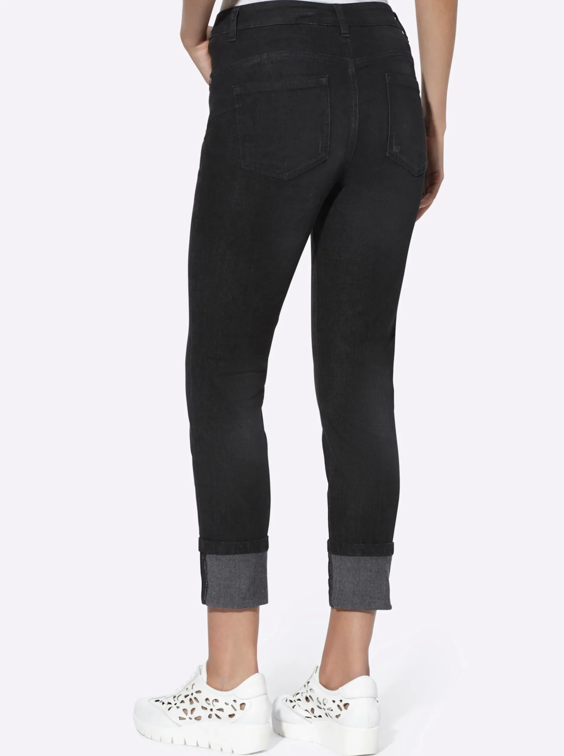 Strandmode|heine 7/8-Jeans blackdenim