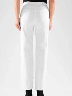 Jeans| Jeans aus formstabiler Stretch-Qualität weiß