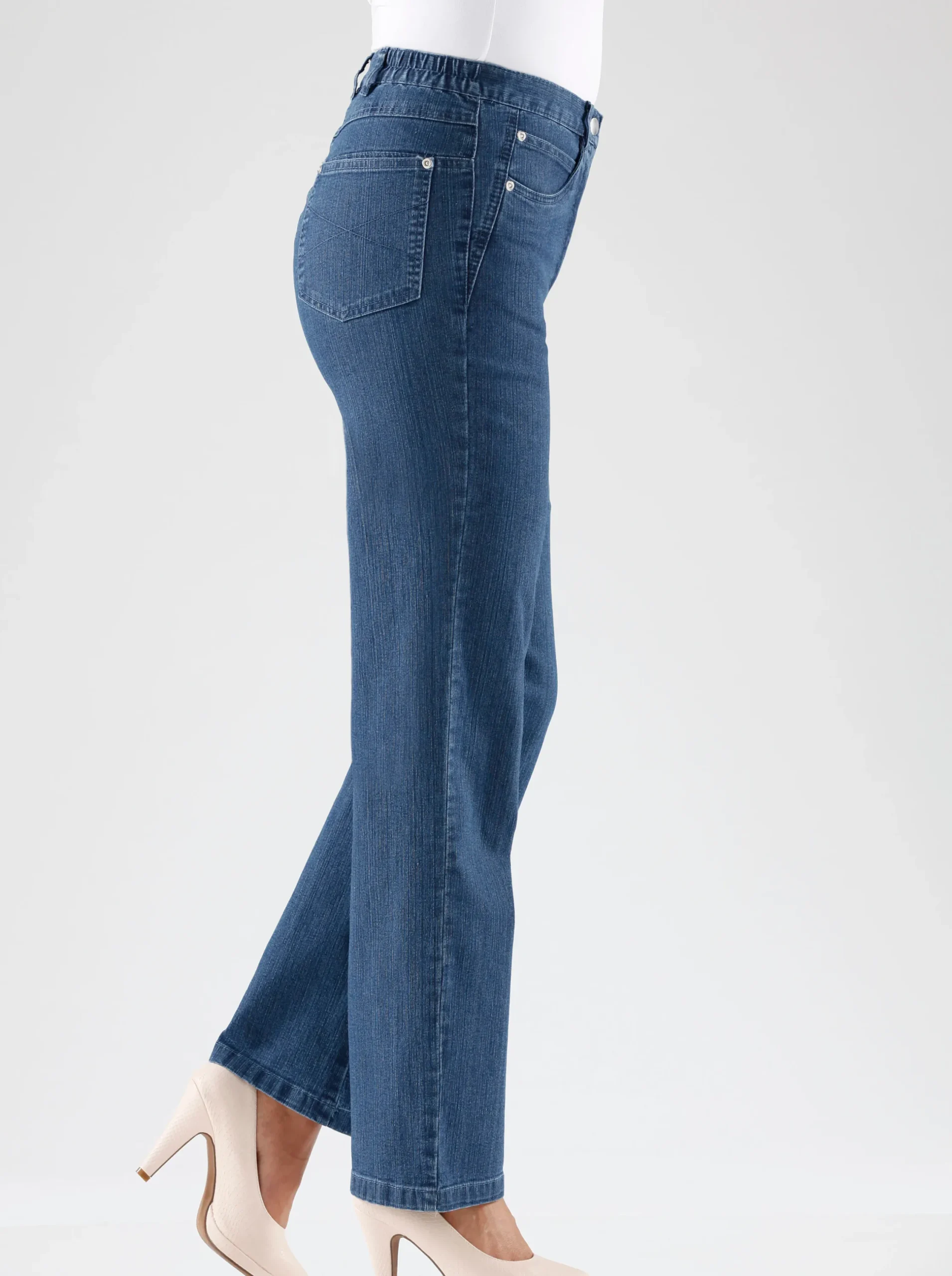 Jeans| Jeans aus formstabiler Stretch-Qualität blue-stone-washed