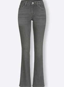 Basics| Jeans in formstabiler Stretch-Qualität grey-denim