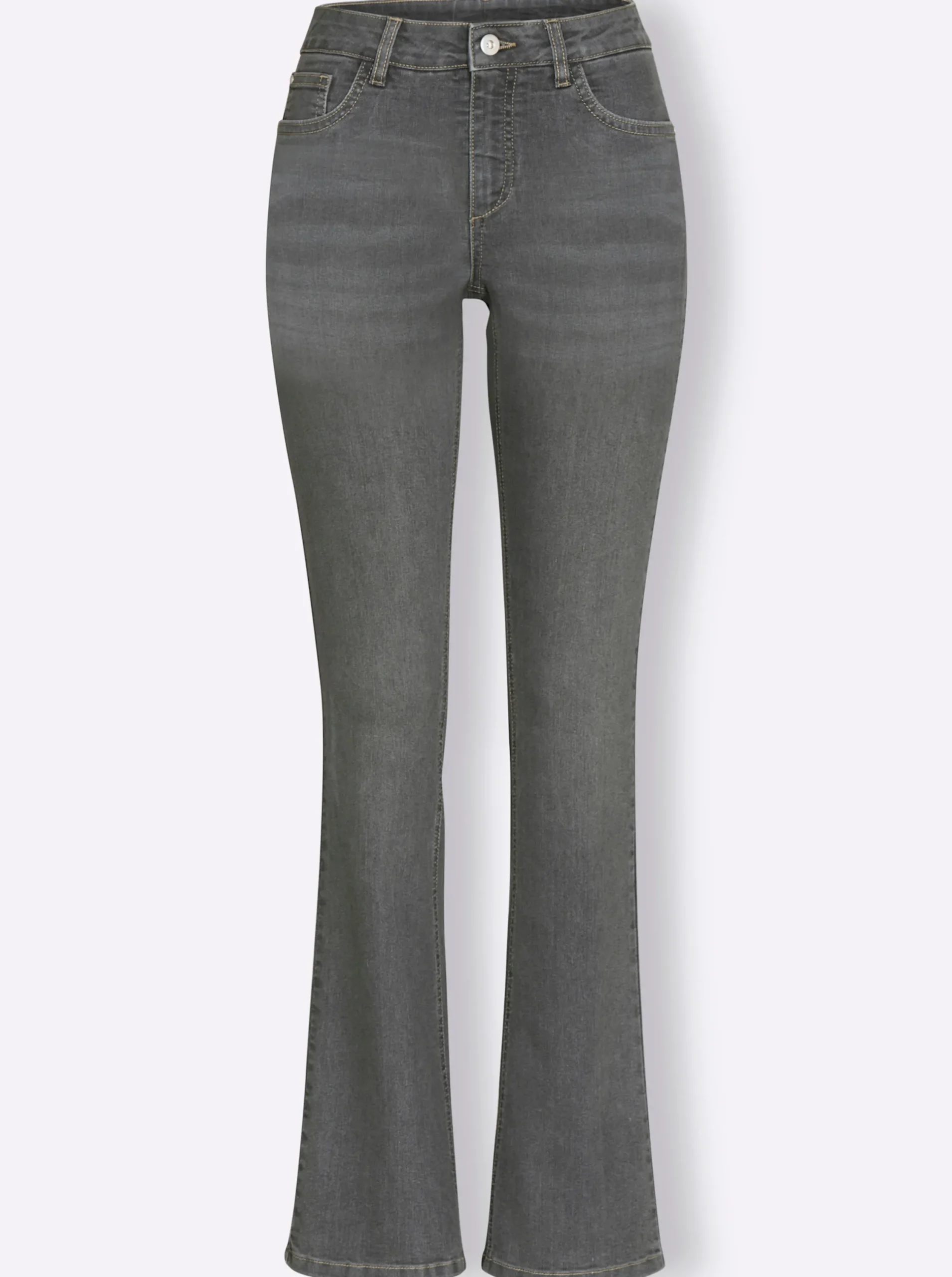 Basics| Jeans in formstabiler Stretch-Qualität grey-denim
