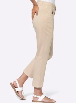 Jeans|heine 7/8-Jeans in Stretch-Qualität sand