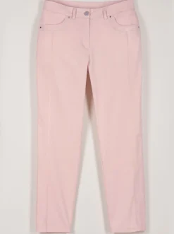 Jeans| 7/8-Jeans mit optisch streckenden Nähten rosé