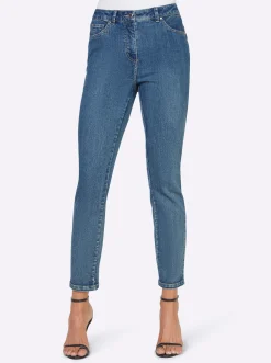 Strandmode|heine 7/8-Jeans mit Push-up-Effekt darkblue