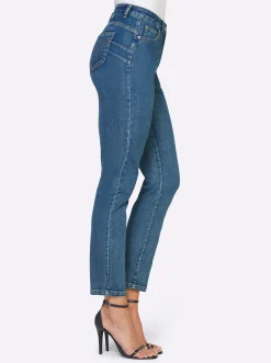 Strandmode|heine 7/8-Jeans mit Push-up-Effekt darkblue