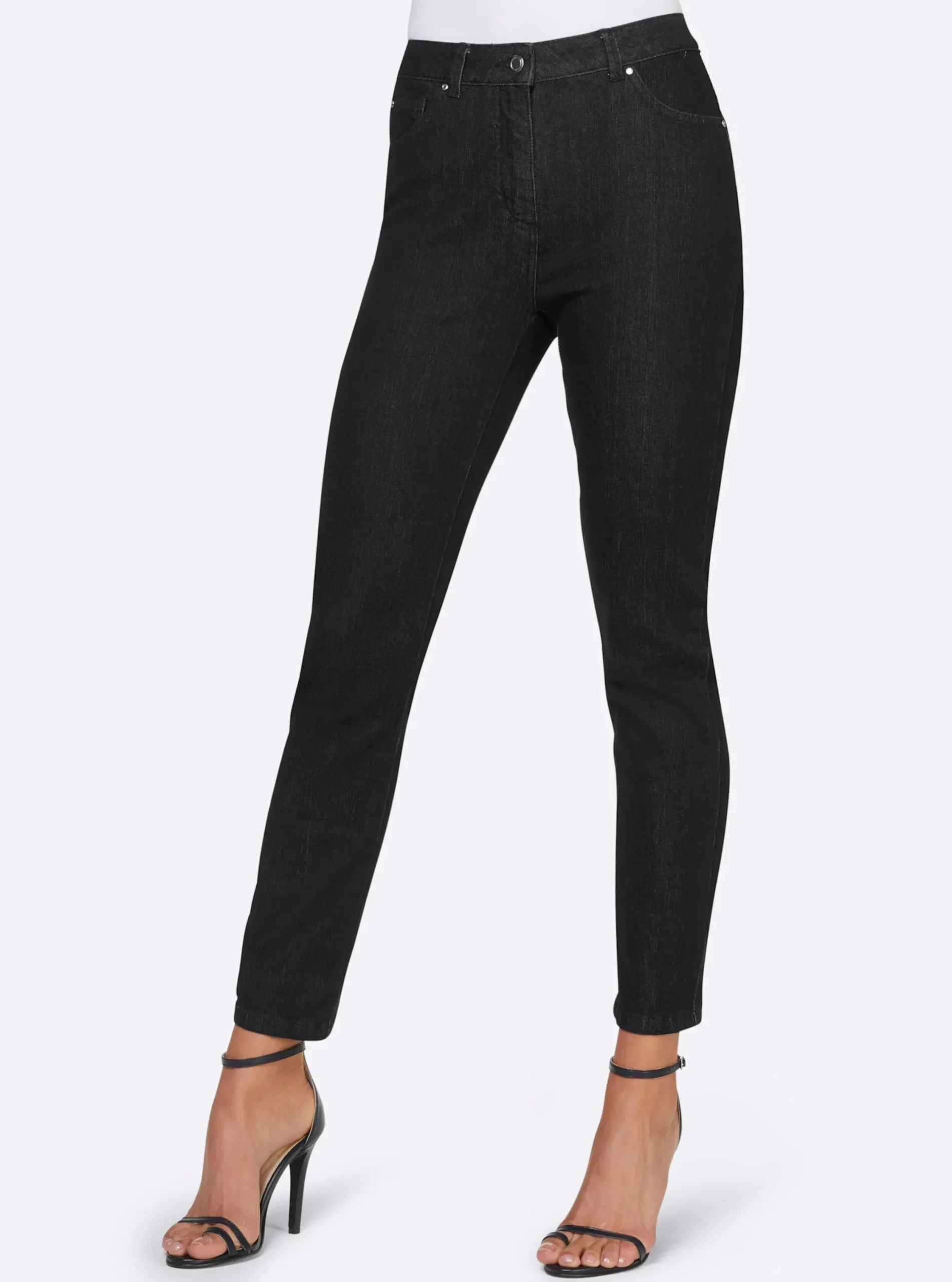 Strandmode|Jeans|heine 7/8-Jeans mit Push-up-Effekt blackdenim