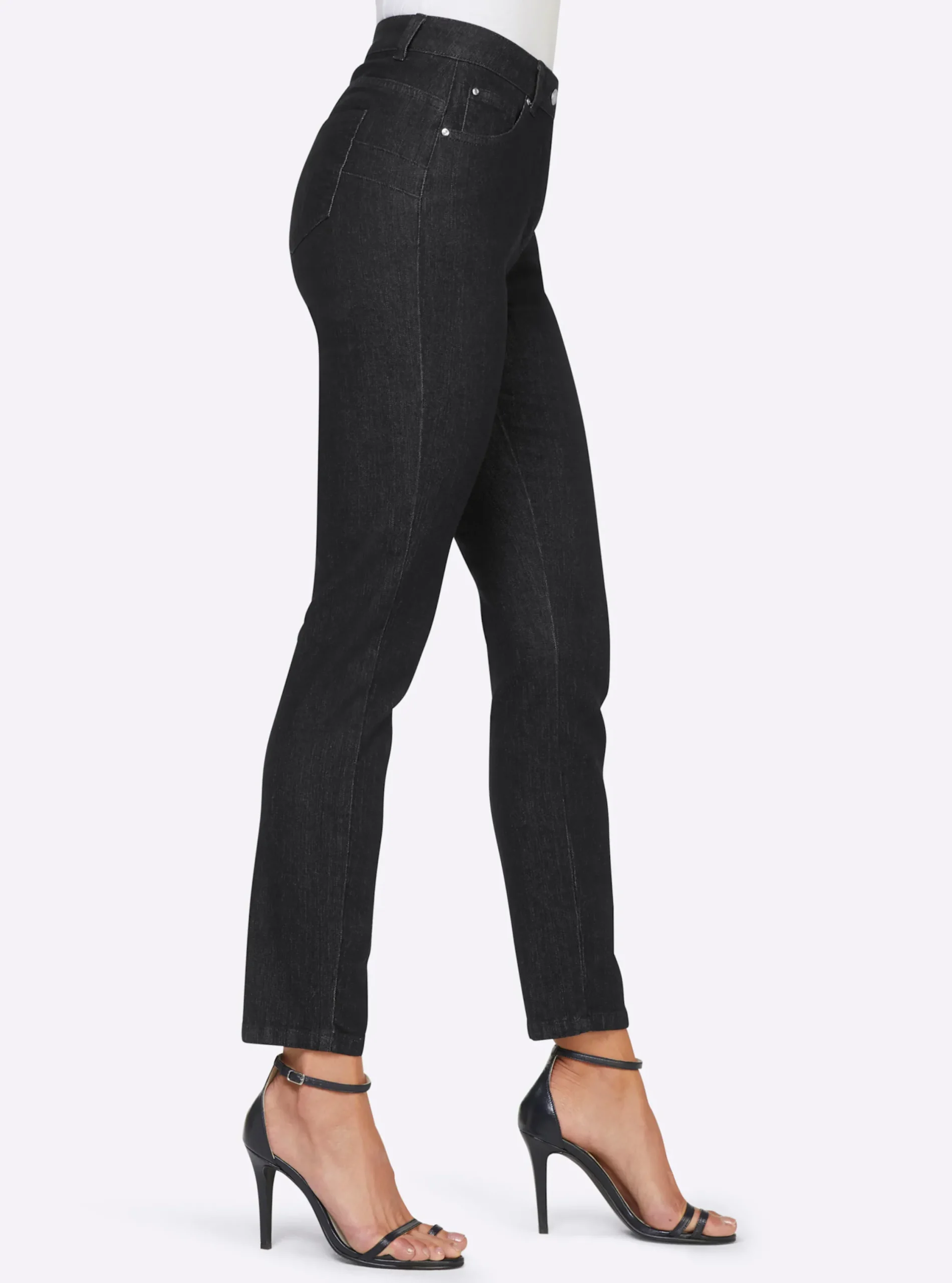 Strandmode|Jeans|heine 7/8-Jeans mit Push-up-Effekt blackdenim