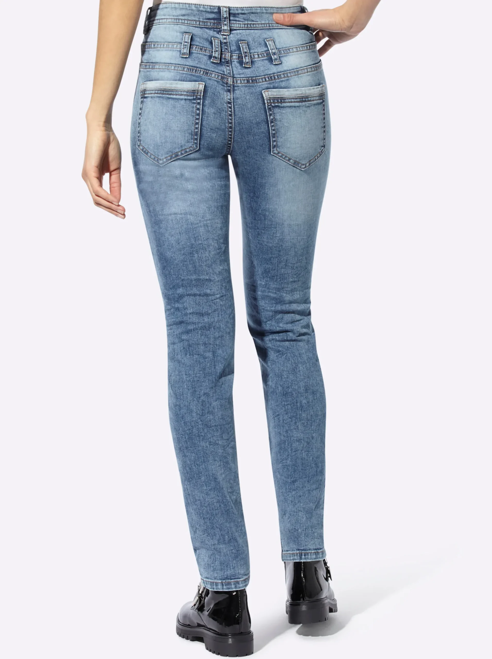 Jeans|heine Jeans mit Stretch-Anteil blue-bleached