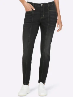 Jeans|heine Jeans mit Teilnungsnähten blackdenim