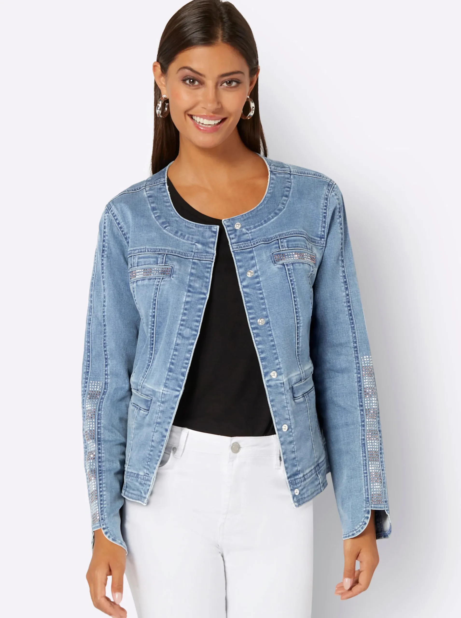 Jacken|Blazer| Jeansblazer blue-bleached