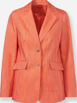 Blazer|heine Jeansblazer orange-champagner-meliert