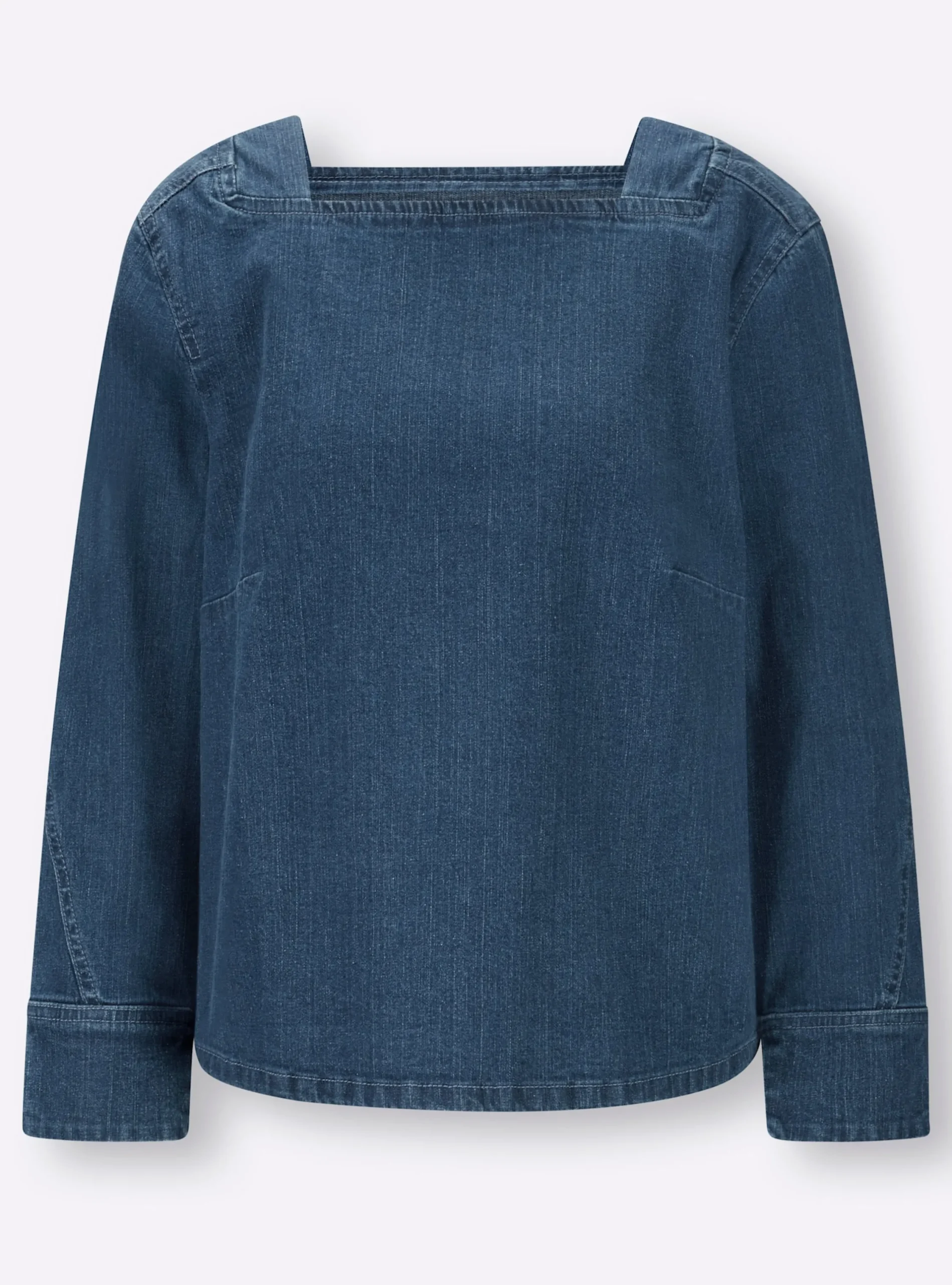 Blusen|heine Jeansbluse blue-stone-washed