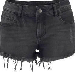 Strandmode|Jeans|Buffalo Jeanshotpants schwarz-washed